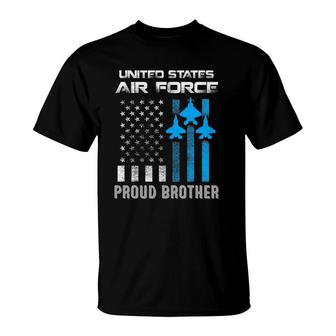 Us Air Force Proud Brother - Proud Air Force Brother Father T-Shirt | Mazezy