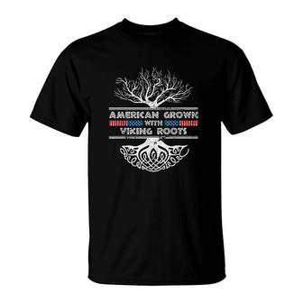 Us Pride Viking Soul Warrior Valhalla Valkyrie Gift Viking T-Shirt | Mazezy