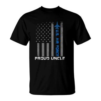 Usaf Proud Us Air Force Uncle Flag Military Patriotic Mens T-Shirt | Mazezy