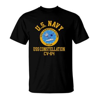 Uss Constellation Cv-64 Ver2 T-Shirt | Mazezy
