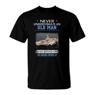 Uss Inchon Lph Mcs-12 Veterans Day Father's Day T-Shirt | Mazezy