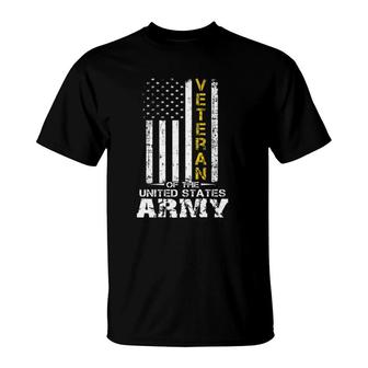 Veteran Of United States Us Army Vet Gold T-Shirt | Mazezy UK