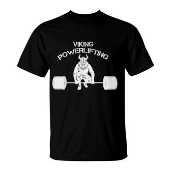 Viking Bodybuilding Weight Lifting Gym T-Shirt | Mazezy