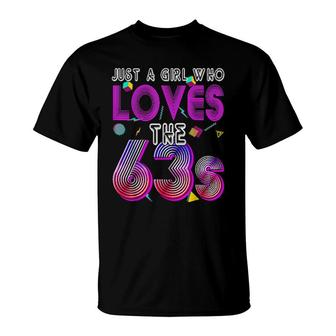 Vintage 1963 Birthday Just A Girl Who Love The 63S Costume T-Shirt | Mazezy