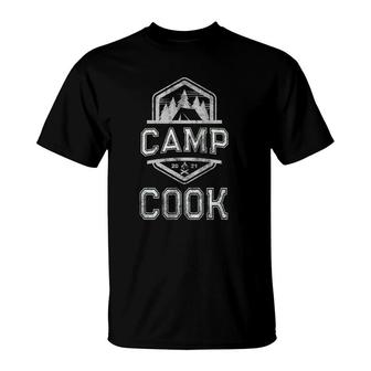 Vintage Camp Cook Chef Squad Camping Cooking Team Funny T-Shirt | Mazezy AU