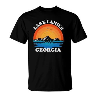 Vintage Family Vacation Retro Georgia Lake Lanier T-Shirt | Mazezy