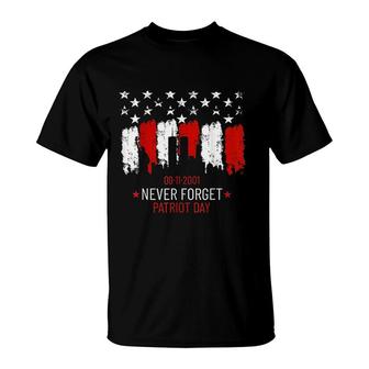 Vintage Never Forget Patriotic 911 American Retro V2 T-shirt - Thegiftio UK