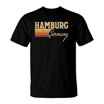 Vintage Hamburg Germany Men Women Gift T-Shirt | Mazezy DE