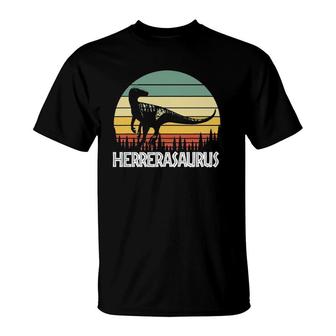 Vintage Herrerasaurus Dinosaur Lover T-Shirt | Mazezy