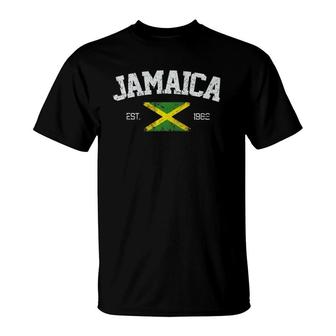 Vintage Kingston Jamaica Est 1962 Souvenir Gift T-Shirt | Mazezy