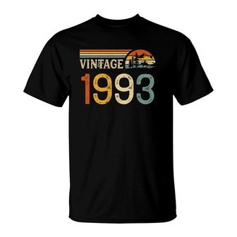 Vintage Made In 1993 29Th Birthday Gift Retro Classic 1993 Gift T-Shirt | Mazezy