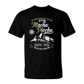 Vintage Peru Cusco Machu Picchu - Llama Souvenir T-Shirt | Mazezy