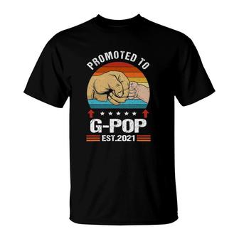 Vintage Promoted To G-Pop 2021 Father Day T-Shirt | Mazezy UK