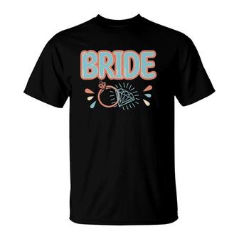 Vintage Retro Bride Bachelorette Party Matching T-Shirt | Mazezy
