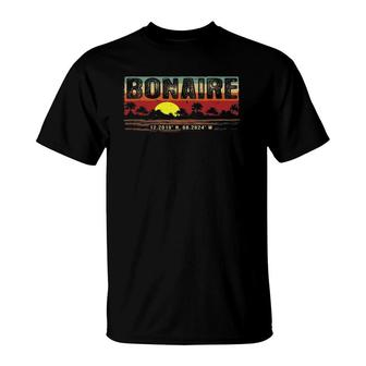 Vintage Tropical Bonaire The Caribbean Sea T-Shirt | Mazezy