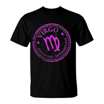 Virgo Zodiac August September T-Shirt | Mazezy