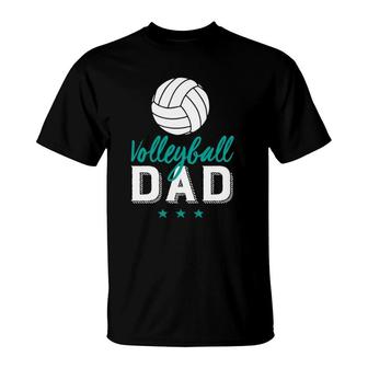 Volleyball Dad Proud Father And Sports Parents T-Shirt
