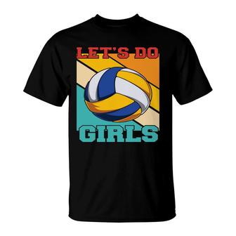 Volleyball Mom Lets Do Volleyball Girls Sport Mom T-shirt - Thegiftio