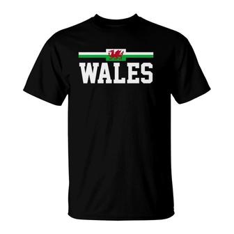 Wales Flag Welsh Lover Vacation T-Shirt | Mazezy