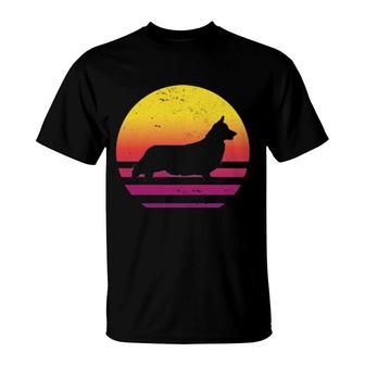 Welsh Corgi Dog Design T-Shirt | Mazezy
