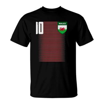 Welsh Wales Football Soccer Jersey T-Shirt | Mazezy