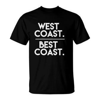 West Coast Best Coast T-Shirt | Mazezy
