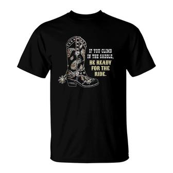 Western Funny Old Cowboy Saying T-Shirt | Mazezy