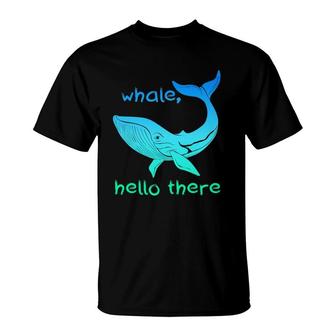 Whale Lover Hello There Summer T-Shirt | Mazezy
