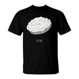 Whipped Cream Face Pie Pi T-Shirt | Mazezy