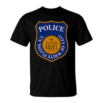 White Plains Police Department T-Shirt | Mazezy