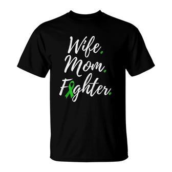 Wife Mom Fighter Liver Disease Awareness T-Shirt | Mazezy