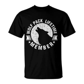 Wolf Pack Lifetime Member T-Shirt | Mazezy DE