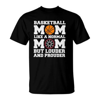 Womens Basketball Mom Player Mother's Day T-Shirt