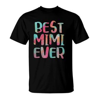Womens Best Mimi Ever Mother's Day Gif T-Shirt | Mazezy