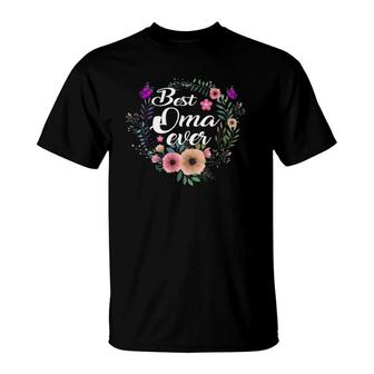 Womens Best Oma Ever Mother's Day Gift Grandma,Auntie T-Shirt | Mazezy AU