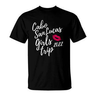Womens Cabo San Lucas Girls Trip 2022 Fun Matching Mexico Vacation T-Shirt | Mazezy