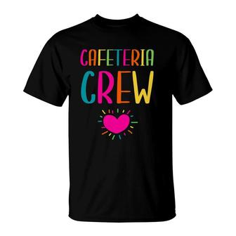 Womens Cafeteria Worker Appreciation Gift Lunch Lady Crew T-Shirt | Mazezy