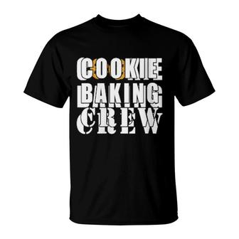 Womens Cookie Baking Crew T-Shirt | Mazezy