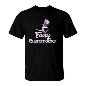 Womens Fairy Guardmother Color Winter Guard T-Shirt | Mazezy