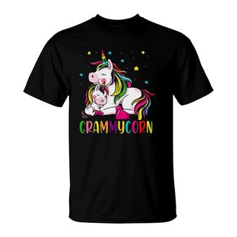 Womens Funny Grammycorn Unicorn Costume Grammy Mom Mother's Day T-Shirt | Mazezy
