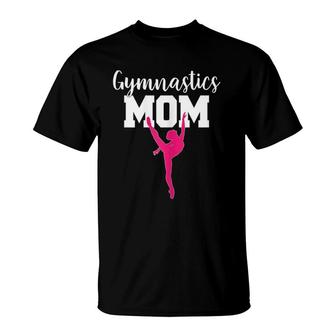 Womens Funny Gymnastics Mom Cute Gymnast Mom Mother's Day Gift T-Shirt | Mazezy