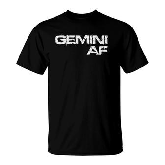 Womens Gemini Astrology Zodiac Sign Horoscope Birthday Gift T-Shirt | Mazezy DE