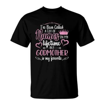 Womens Godmother Funny Quotegodmom Cute Gifts Mothers Day T-Shirt | Mazezy