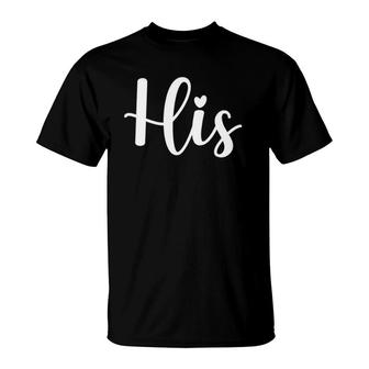 Womens His And Hers Matching Couples T-Shirt | Mazezy DE