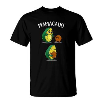 Womens Mamacado Avocado Pregnancy Announcement T-Shirt | Mazezy