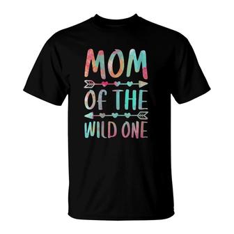 Womens Mom Of The Wild One Mother's Day T-Shirt