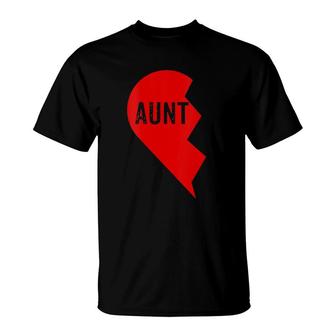 Womens Nephew And Aunt Matching S Outfits Tee 1 T-Shirt | Mazezy