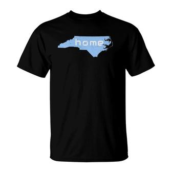 Womens North Carolina Home Distressed Tee T-Shirt | Mazezy