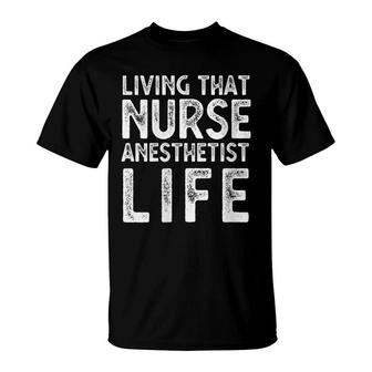 Womens Nurse Anesthetist Crna Christmas Birthday Gifts For Women T-Shirt - Seseable