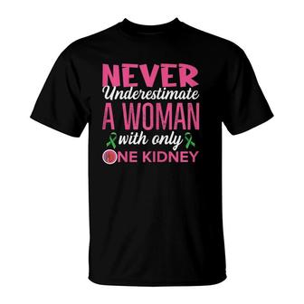 Womens Organ Donation Quote For Your Kidney Donor Wife T-Shirt | Mazezy